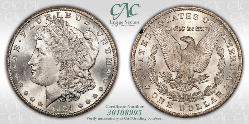 CAC Grading Coin Image Secure