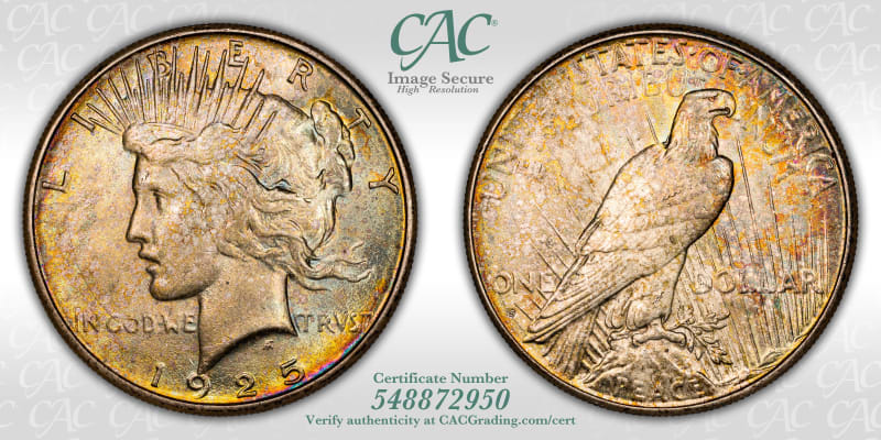 CAC Grading Coin Image Secure