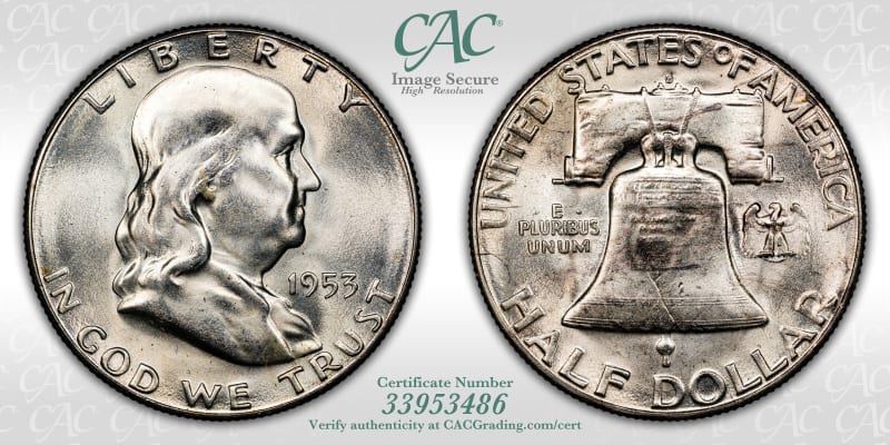 CAC Grading Coin Image Secure