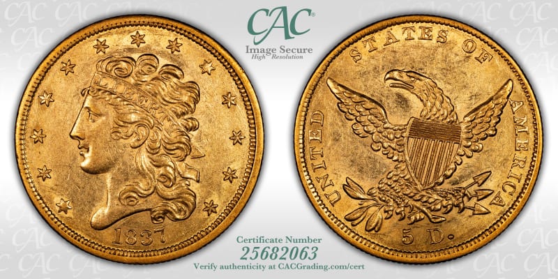 CAC Grading Coin Image Secure