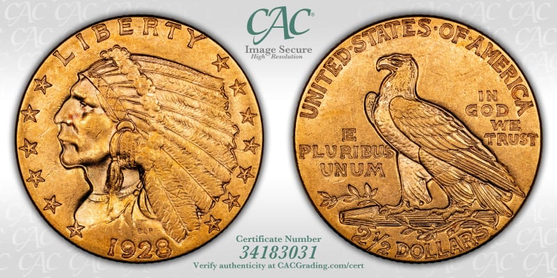 CAC Grading Coin Image Secure