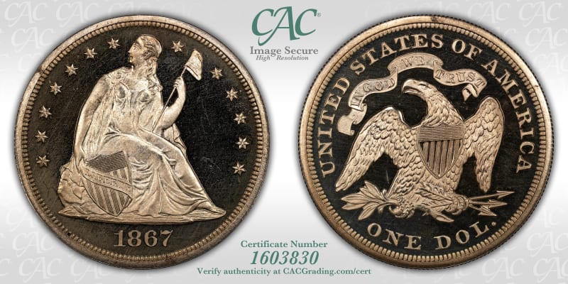 CAC Grading Coin Image Secure