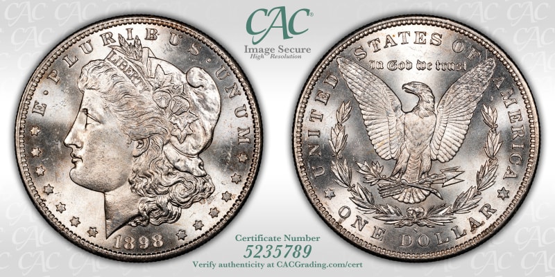 CAC Grading Coin Image Secure