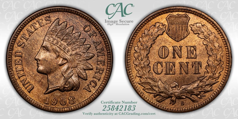 CAC Grading Coin Image Secure