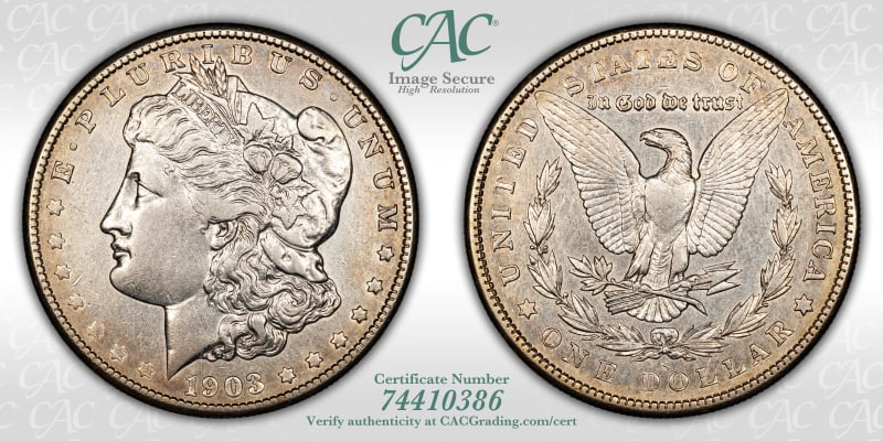 CAC Grading Coin Image Secure