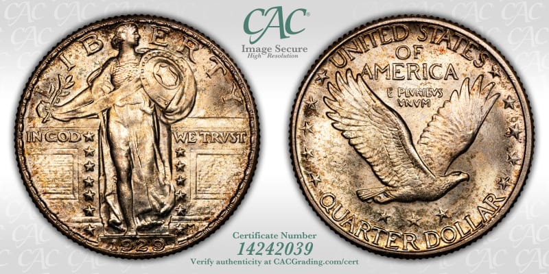 CAC Grading Coin Image Secure
