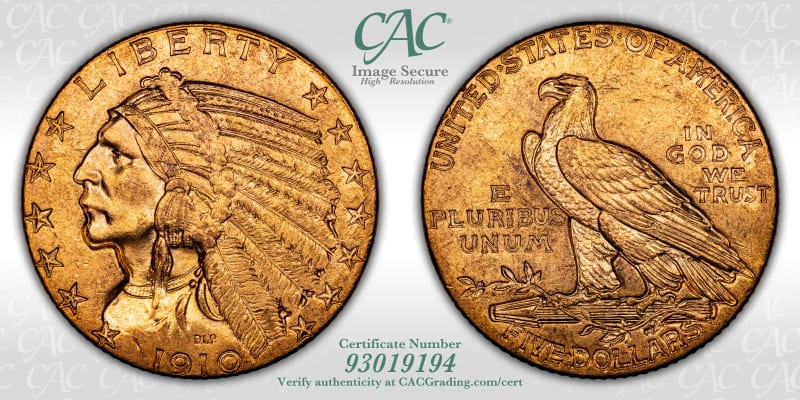 CAC Grading Coin Image Secure