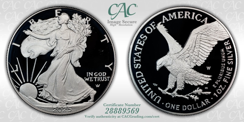 CAC Grading Coin Image Secure