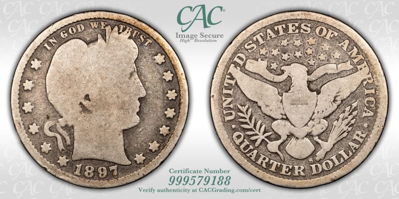 CAC Grading Coin Image Secure