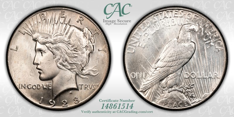 CAC Grading Coin Image Secure