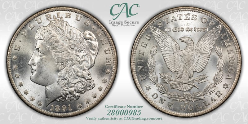 CAC Grading Coin Image Secure