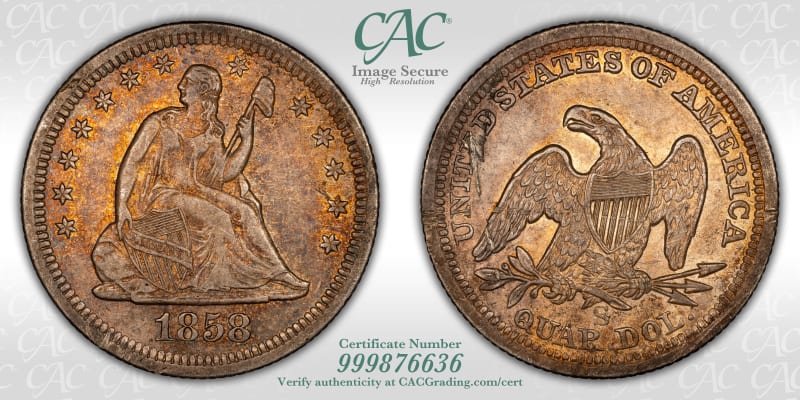 CAC Grading Coin Image Secure