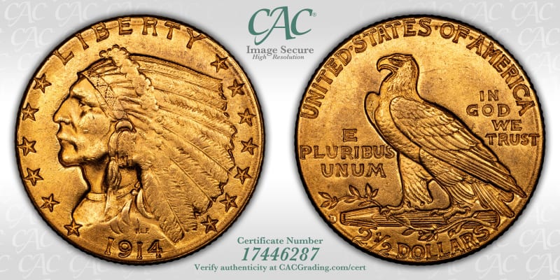 CAC Grading Coin Image Secure