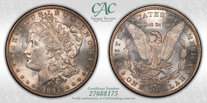 CAC Grading Coin Image Secure