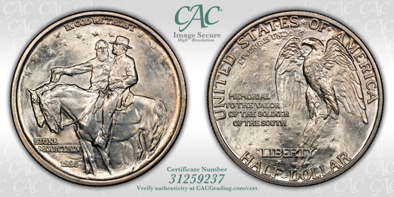 CAC Grading Coin Image Secure