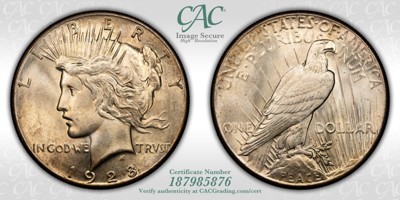 CAC Grading Coin Image Secure