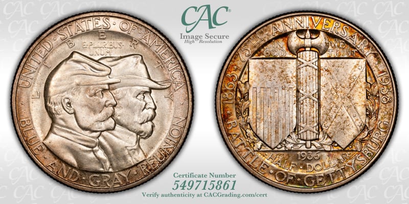 CAC Grading Coin Image Secure