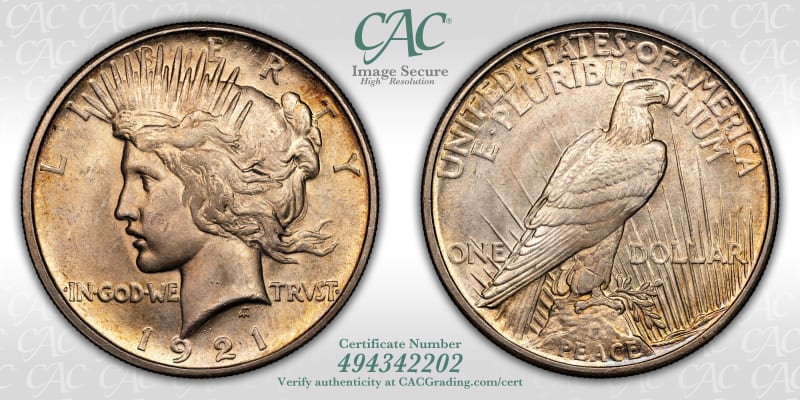 CAC Grading Coin Image Secure