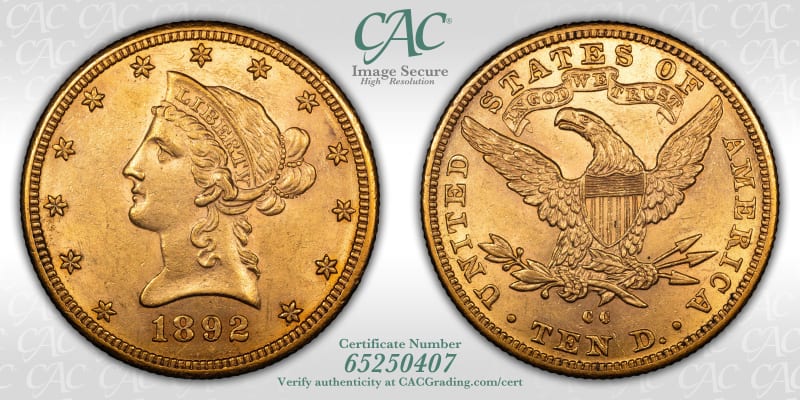 CAC Grading Coin Image Secure