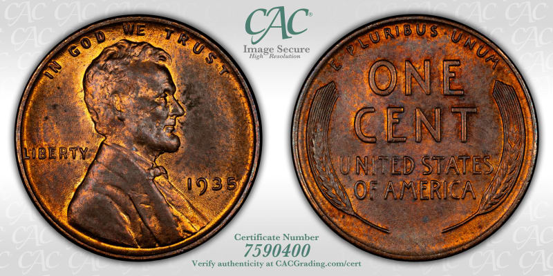 CAC Grading Coin Image Secure