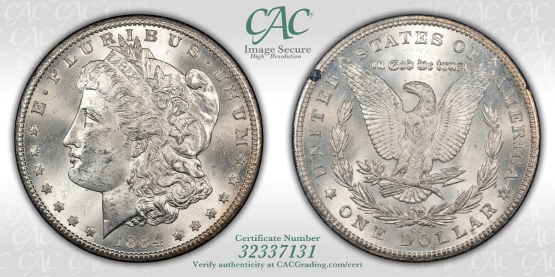 CAC Grading Coin Image Secure