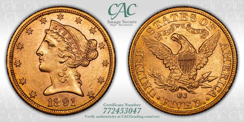 CAC Grading Coin Image Secure