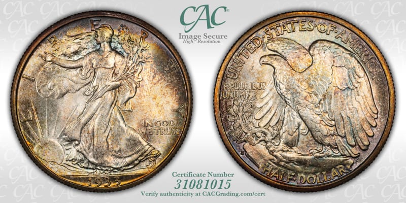CAC Grading Coin Image Secure