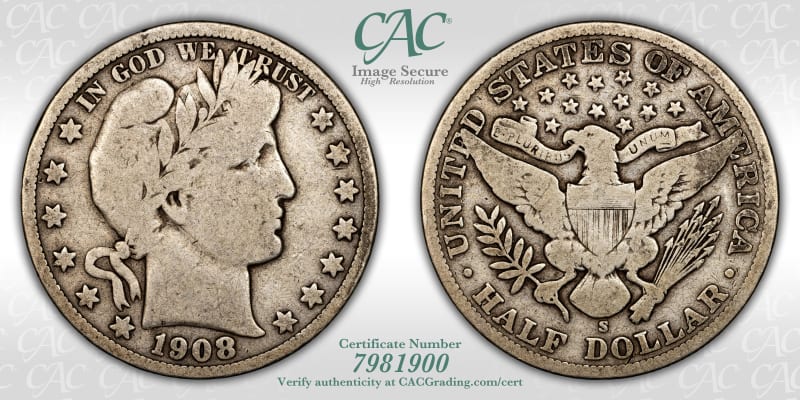 CAC Grading Coin Image Secure