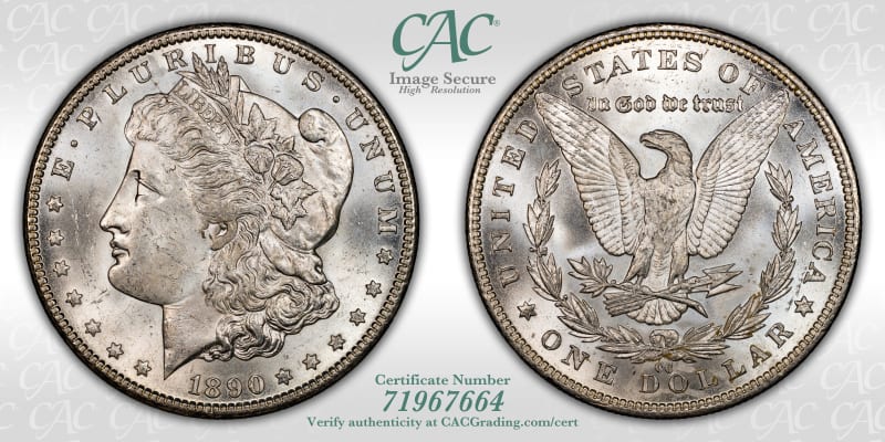 CAC Grading Coin Image Secure