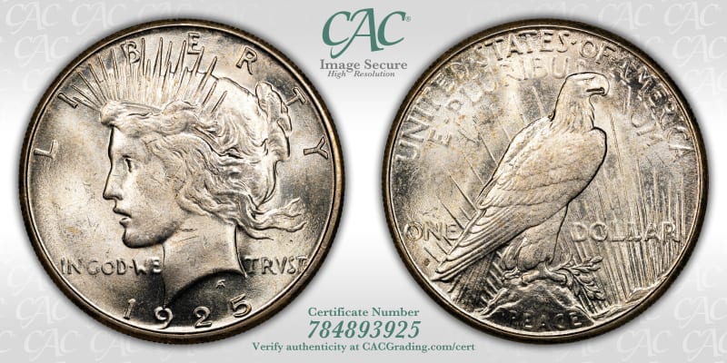 CAC Grading Coin Image Secure