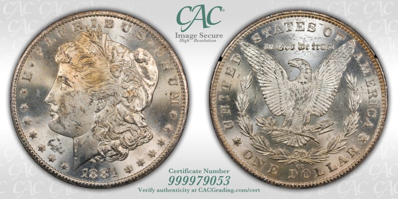 CAC Grading Coin Image Secure