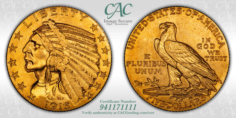 CAC Grading Coin Image Secure