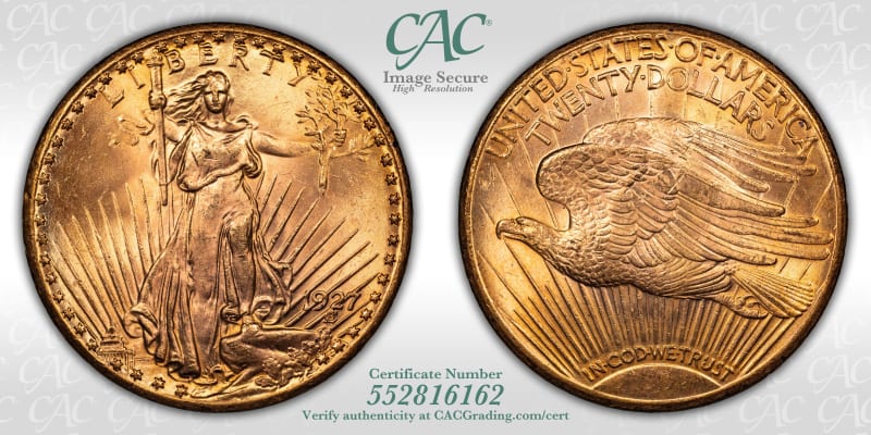CAC Grading Coin Image Secure