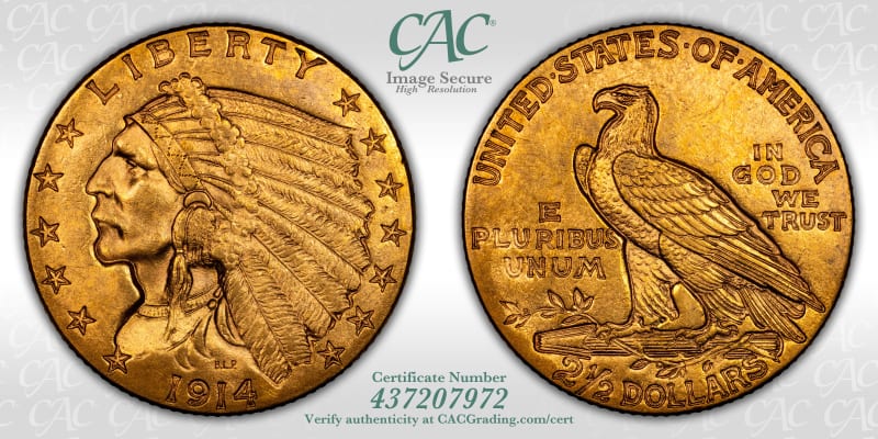 CAC Grading Coin Image Secure