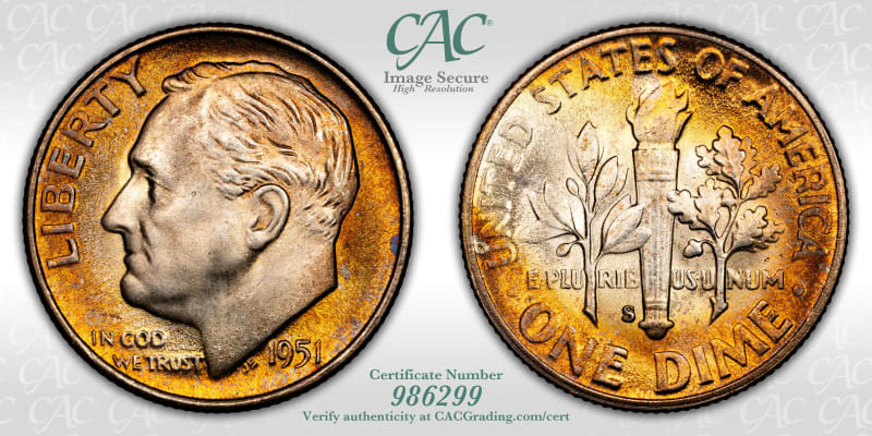 CAC Grading Coin Image Secure
