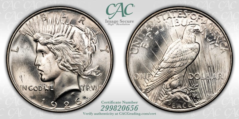 CAC Grading Coin Image Secure