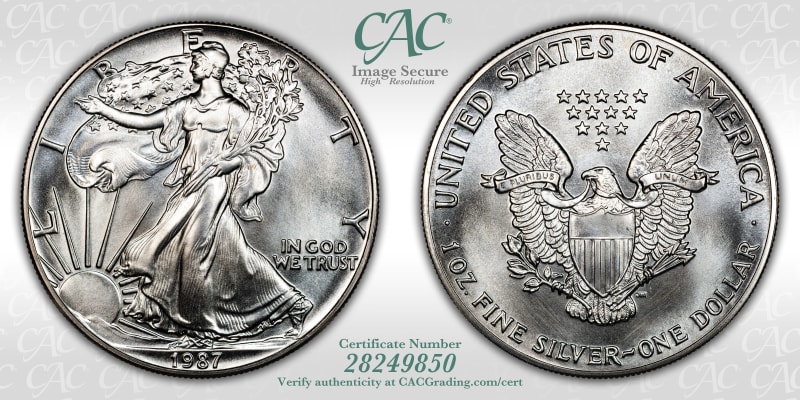 CAC Grading Coin Image Secure