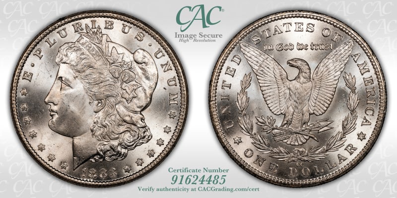 CAC Grading Coin Image Secure