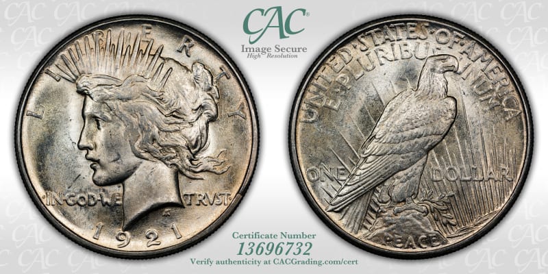 CAC Grading Coin Image Secure
