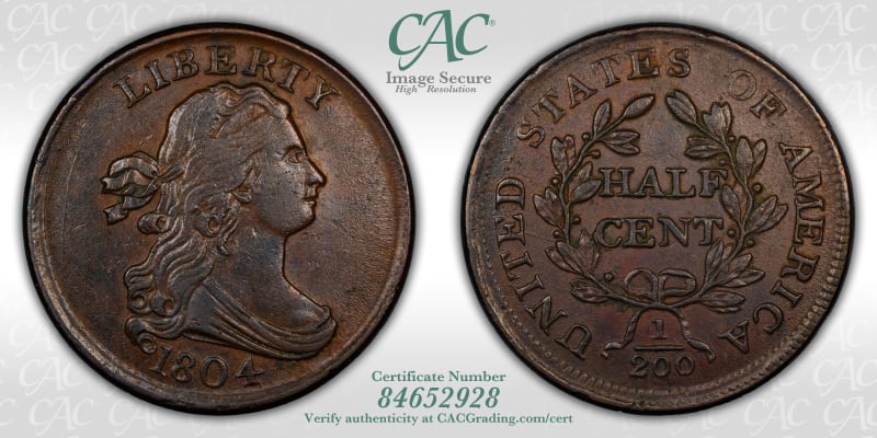 CAC Grading Coin Image Secure
