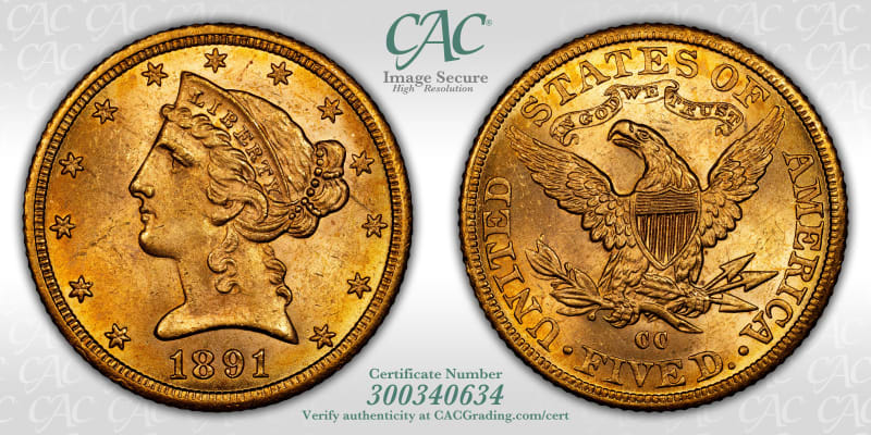 CAC Grading Coin Image Secure