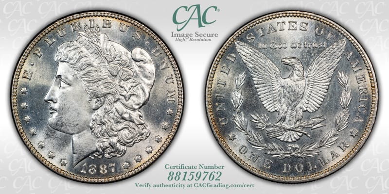 CAC Grading Coin Image Secure
