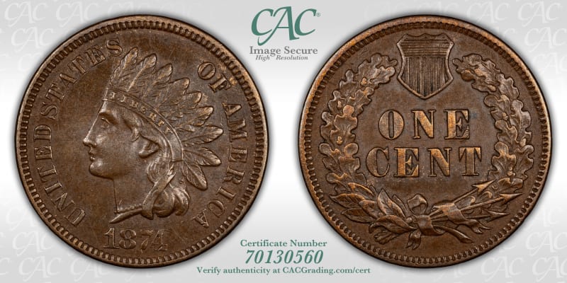 CAC Grading Coin Image Secure
