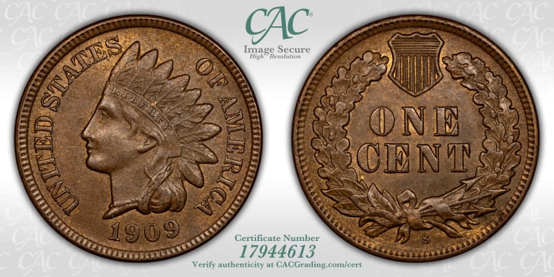 CAC Grading Coin Image Secure