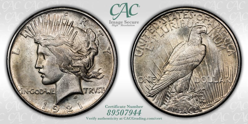 CAC Grading Coin Image Secure