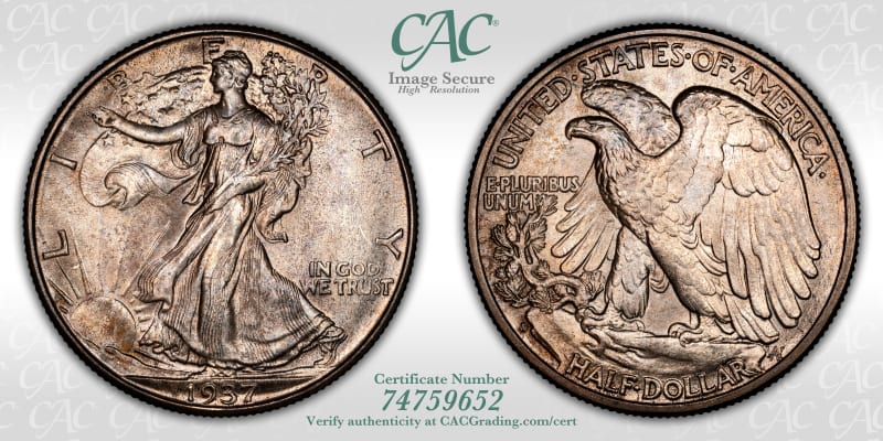 CAC Grading Coin Image Secure