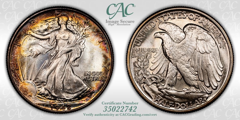 CAC Grading Coin Image Secure