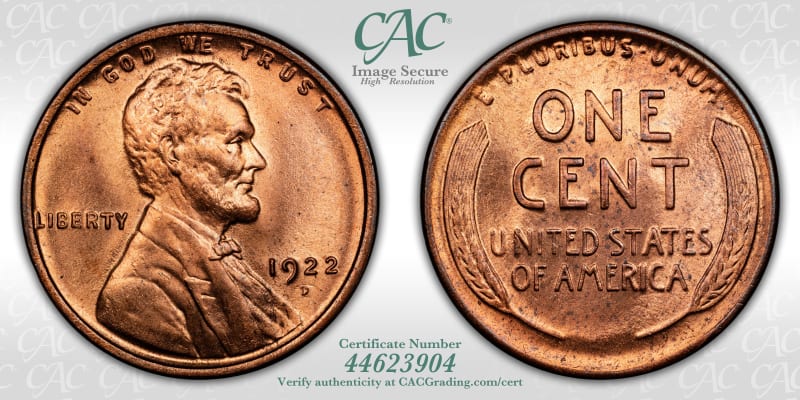 CAC Grading Coin Image Secure