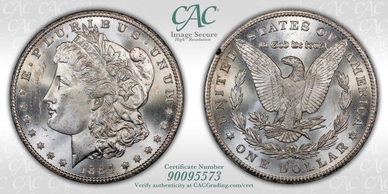 CAC Grading Coin Image Secure