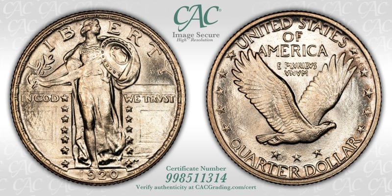 CAC Grading Coin Image Secure